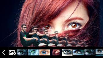 1 Schermata Photo editor for Eye background mirror effect