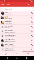 Quick Dialer โปสเตอร์