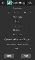 Blind-Droid Alarm capture d'écran 1