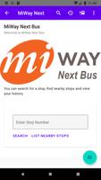 MiWay Next Bus Affiche