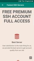 Fastest SSH Servers capture d'écran 1