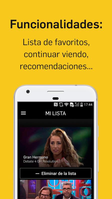 Mitele - TV a la carta für Android - APK herunterladen Mitele - TV a la carta für Android - APK herunterladen