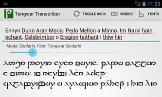 Tengwar Transcriber ảnh chụp màn hình 1