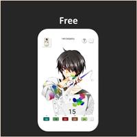 Color by Number - anime manga Ekran Görüntüsü 1