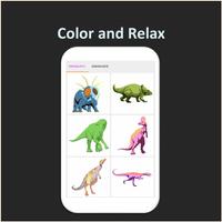 2 Schermata Color by Number - dinosaur