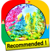 Color by Number - forest icon