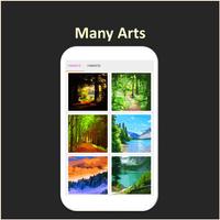 Color by Number - forest plakat