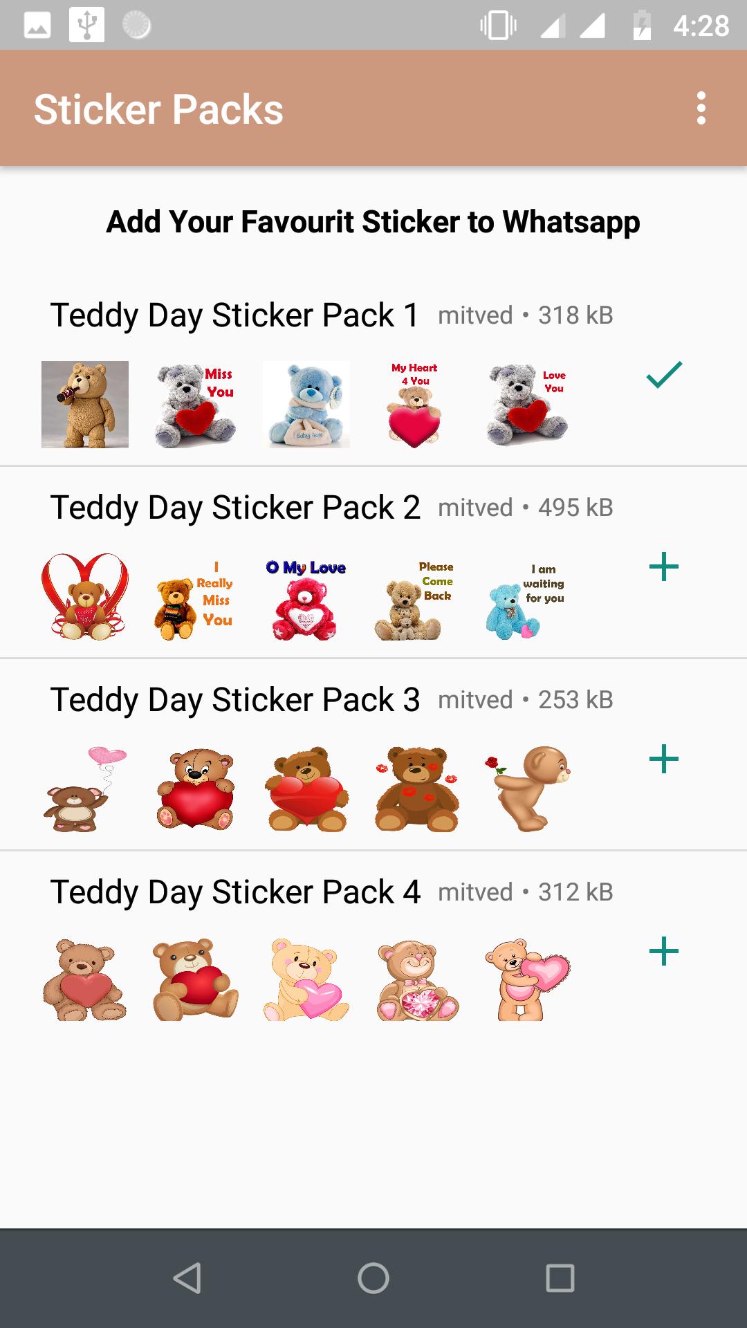 Teddy Bear Stickers For Whatsapp Wastickerapps For Android Apk