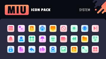 MIU Icon Pack - Themes Pixel 海報