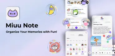 Miuu Note-Diario carino