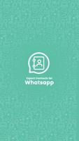 Exportar contactos para WhatsApp Affiche