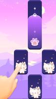 Dream Cat Piano Tiles:Free Rhythm Music Games Affiche