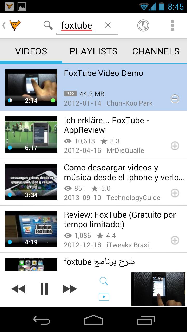 Android-youtube-Player.. Youtube Player Android APK. Foxtube. Мини проигрыватель ютуб андроид.