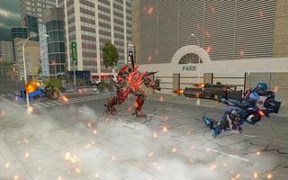 Polizei-Auto-Transformation Roboter Vs Autobots Screenshot 1