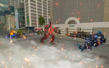 Police Car Transform Robots Vs Gangsters Autobots APK download