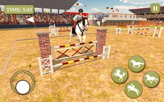 Pferderennen und Springen Master 3D Stunts Screenshot 1