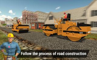 City Road Construction Simulator 3D - Building Sim پوسٹر