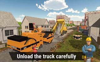 City Road Construction Simulator 3D - Building Sim اسکرین شاٹ 1