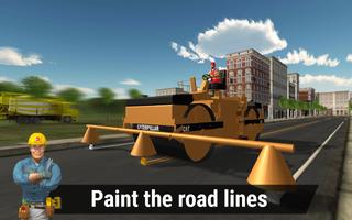 City Road Construction Simulator 3D - Building Sim اسکرین شاٹ 3