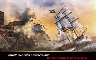 Caribbean Ship War - Real Pirates Battle Fight 18 স্ক্রিনশট 1