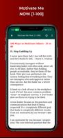 Motivate me Now [1-100] ảnh chụp màn hình 2
