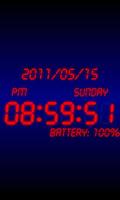 बैटरी घड़ी β स्क्रीनशॉट 2