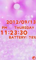 Cute clock battery Free Editio poster