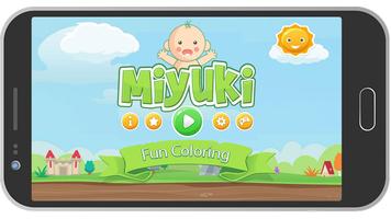 Miyuki Learns Series: Fun Coloring โปสเตอร์