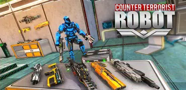 Robot Shooting Game: Gun Games