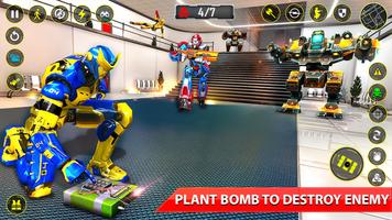 Robot Shooting Game اسکرین شاٹ 3