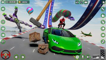 برنامه‌نما Mega Ramp GT Car Stunt Game 3d عکس از صفحه