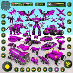Elephant Robot Car Game 2025 Icon