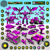 Elefanten-Tierroboter-Spiel Zeichen