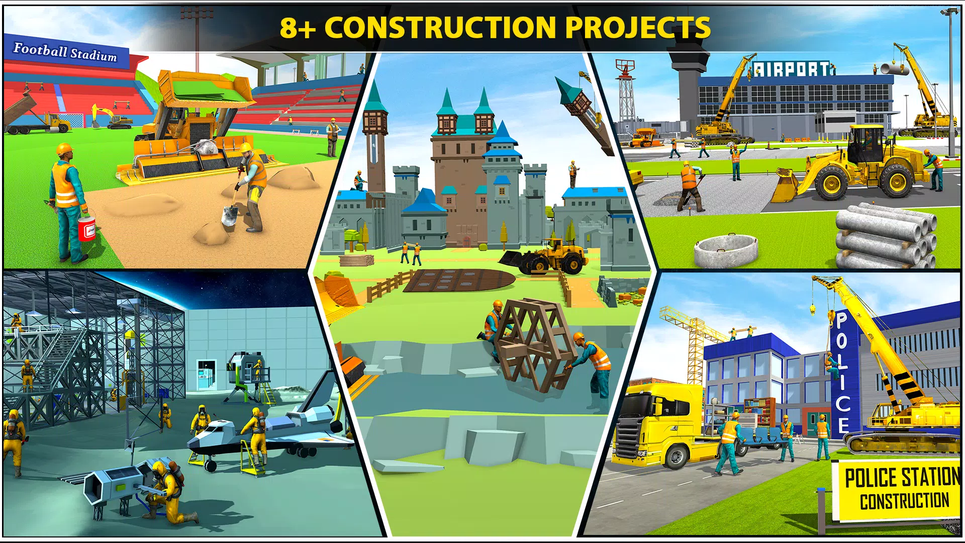 现代家居设计和房屋建筑游戏3D