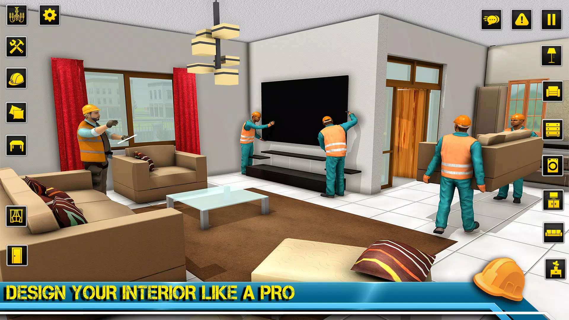 现代家居设计和房屋建筑游戏3D