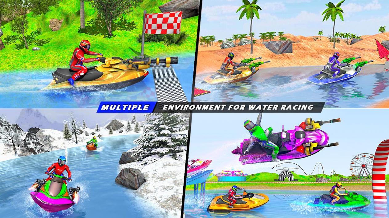 Jet Ski Boat Racing Games 2021 screenshot 8