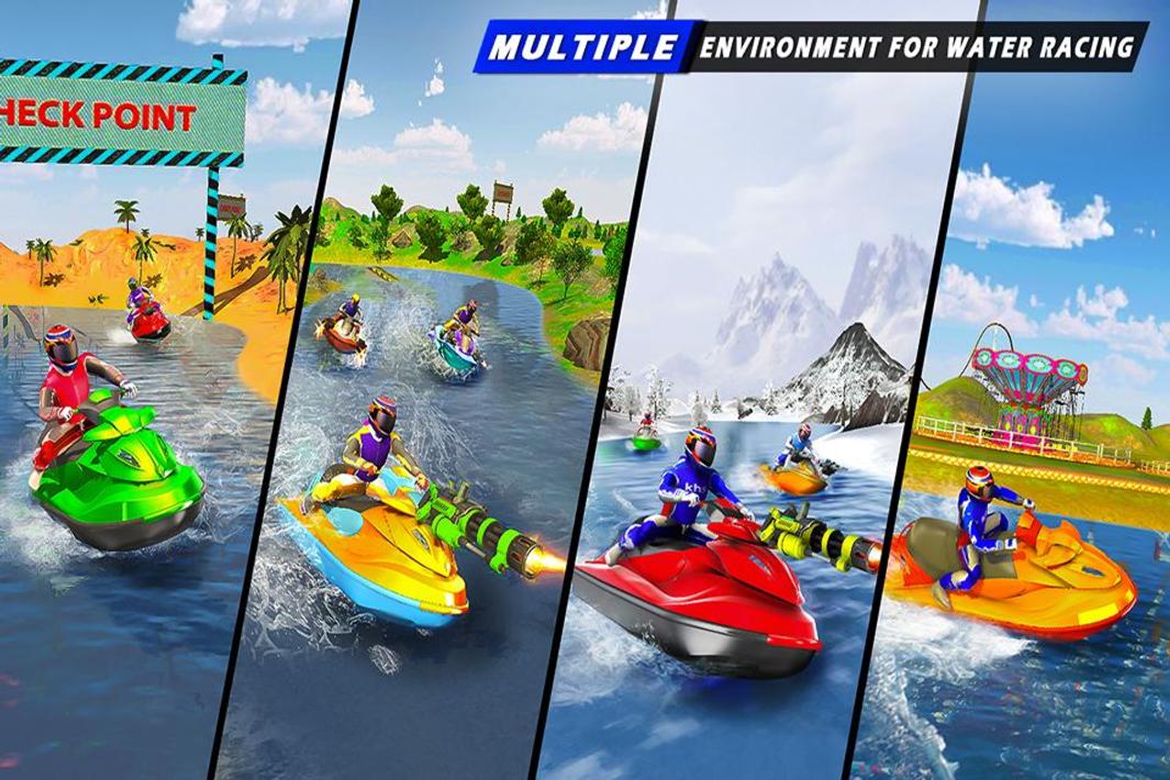 Jet Ski Boat Racing Games 2021 screenshot 5