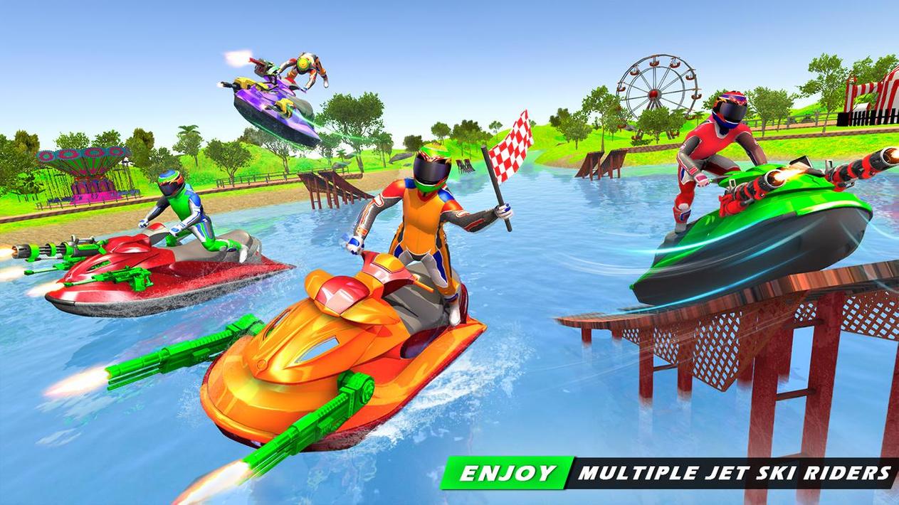 Jet Ski Boat Racing Games 2021 screenshot 12