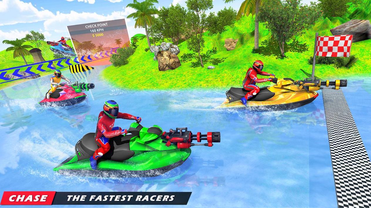 Jet Ski Boat Racing Games 2021 screenshot 13