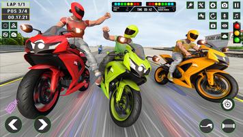 バイクシミュレーターゲーム：バイクゲーム ポスター