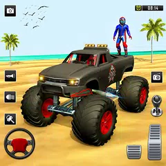 Monster Truck Racer Car Game Icon