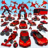 Bus Robot Car Game: Robot Game poster