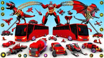 Bus Robot Car Game: Robot Game স্ক্রিনশট 1
