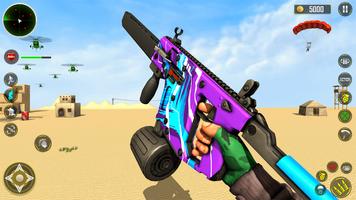 FPS Shooting game 3d gun game পোস্টার