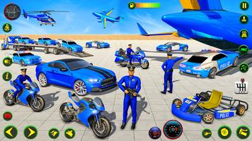 Police Plane Transporter Game اسکرین شاٹ 3