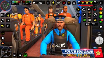 Police Bus Simulator: Bus Game পোস্টার