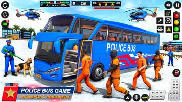 경찰 버스 게임: 버스 시뮬레이터 스크린샷 1