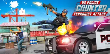 警察 Fps 射擊槍遊戲