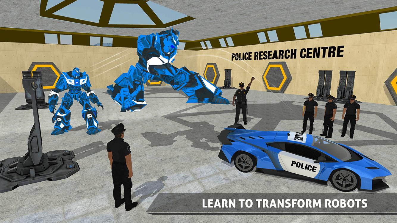 Police Robot Car Game Transporte Del Avión For Android - avien application center roblox