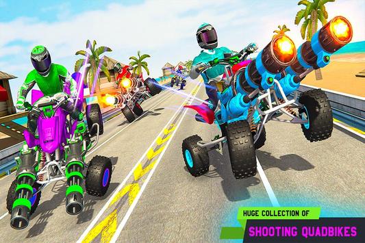 ATV Quad Bike Racing Simulator: Bike Shooting Game screenshot 1